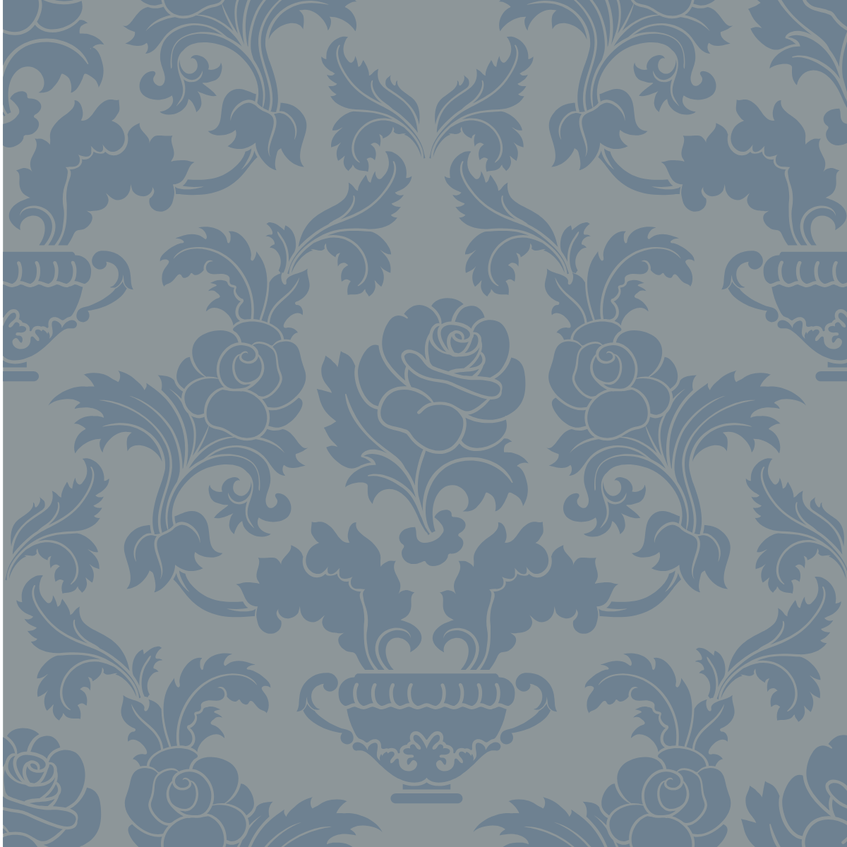 Woven Fabric Wallpaper - Small Dragon