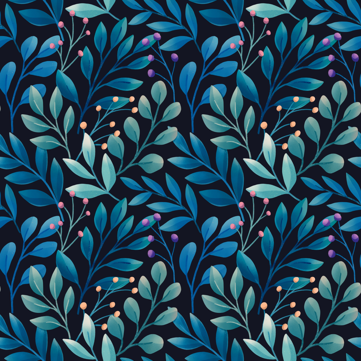 Woven Fabric Wallpaper - Garden Grove (Black)