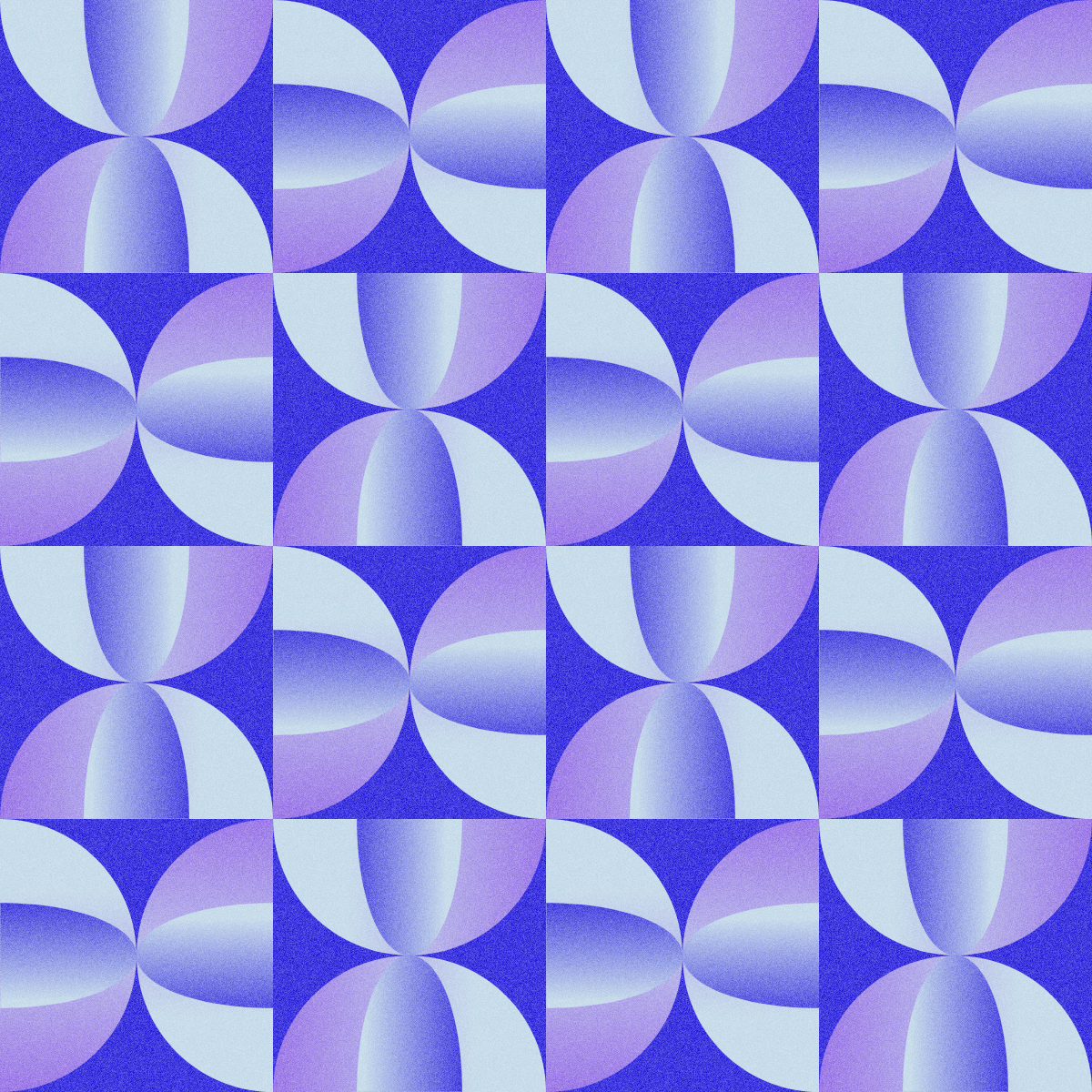Woven Fabric Wallpaper - Geo-Abstract Bluetone